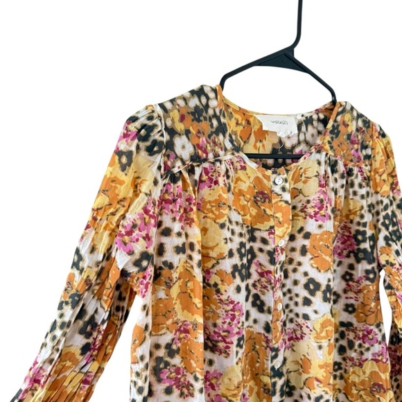 Ba&sh Floral Doddy Blouse in Ocre - Picture 9 of 9